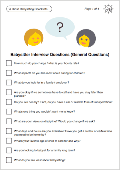 43 Babysitter Interview Questions (& Responses to Look For)