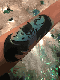 Batman stencil design