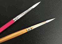 Ideal brushes for face painting