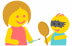 Babysitter face painting