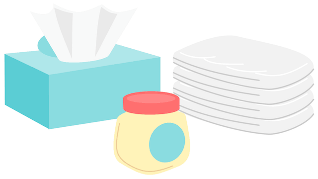 Diaper changing supplies