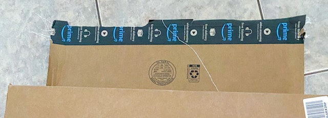 Remove flaps from the box