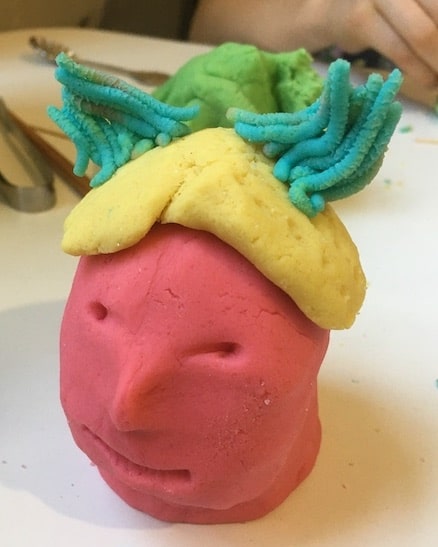 Playdough head model