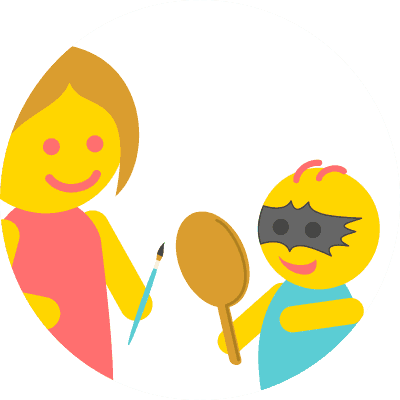 Babysitter face painting