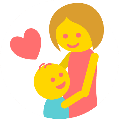 Babysitter loves child