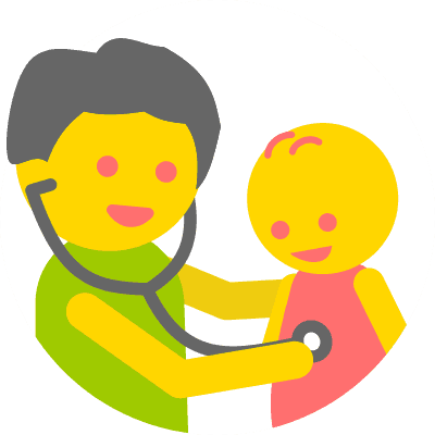Doctor with child